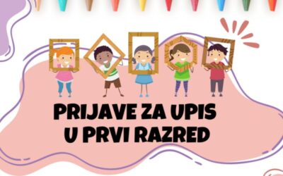 OBAVIJEST O UPISU U 1. RAZRED OSNOVNE ŠKOLE 2025./2026.