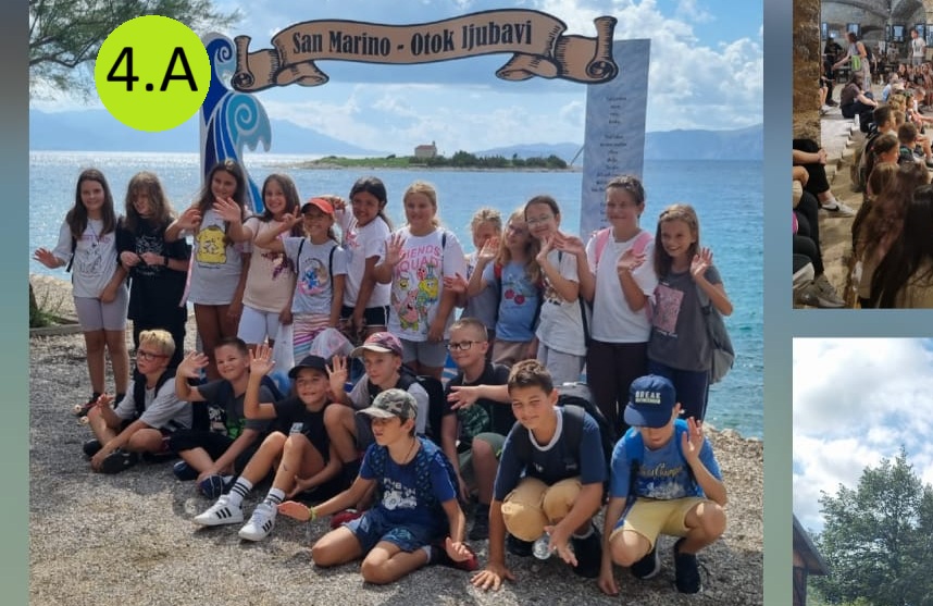 Na morskome plavom žalu…tako je ovu godinu započeo 4.a