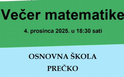 Večer matematike 2025. u OŠ Prečko