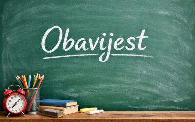 Obavijest o početku drugog polugodišta