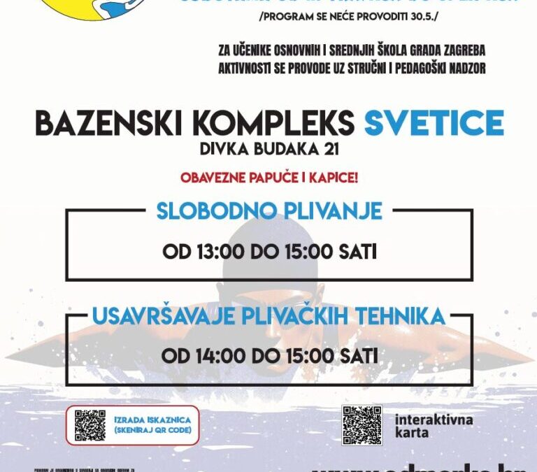 Odmorko – plivanje