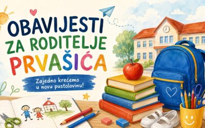 Obavijesti za roditelje prvašića